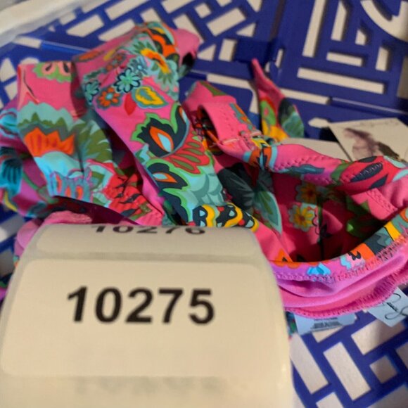 Jessica Simpson Women's Multicolor Roses Bushies One-Piece Swimsuit Size S NWT - Picture 7 of 7